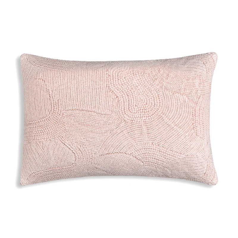 Amaya Blush Velvet Pillow