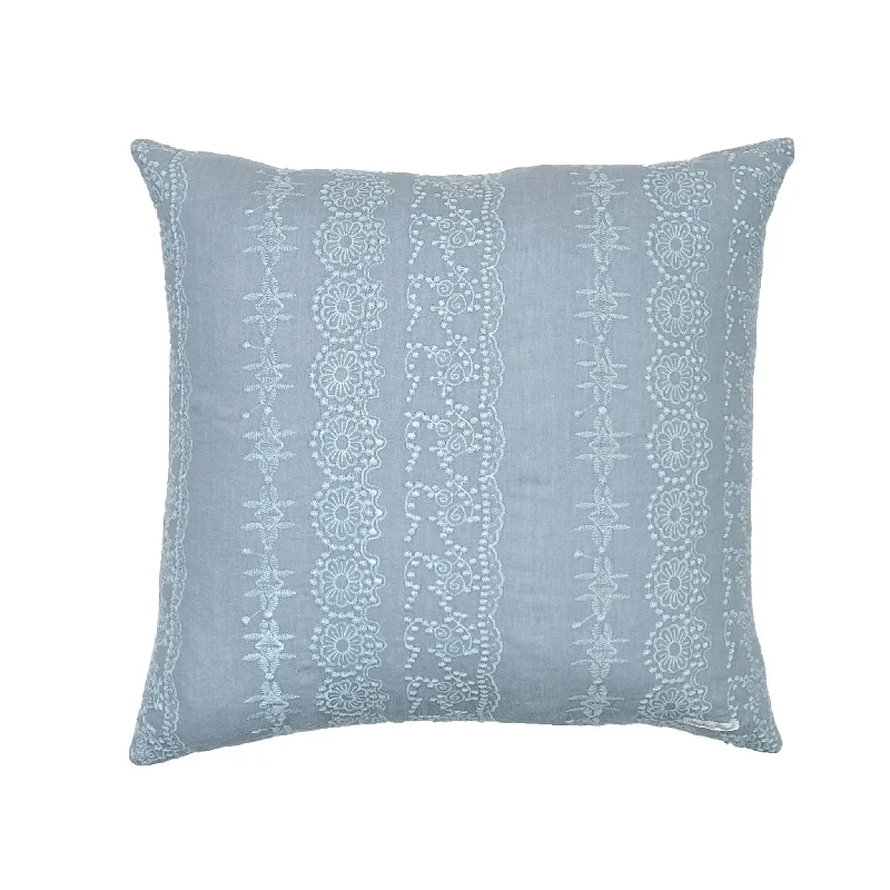 Boho Overdye Blue Pillow - 20"x20"