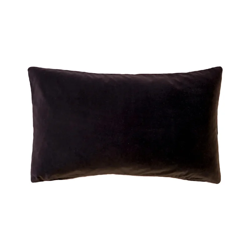 Cast Brown Velvet Accent Pillow