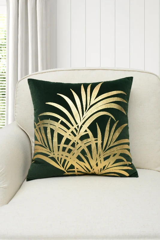 Palm Tree Green Pillow