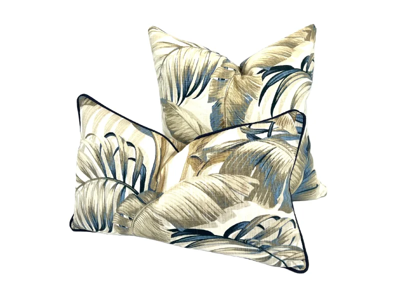 Palmiers Ridtide Decorative Pillow Cover (Inserts Now Available!)