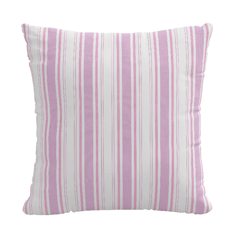 Brolly Stripe Pink Pillow