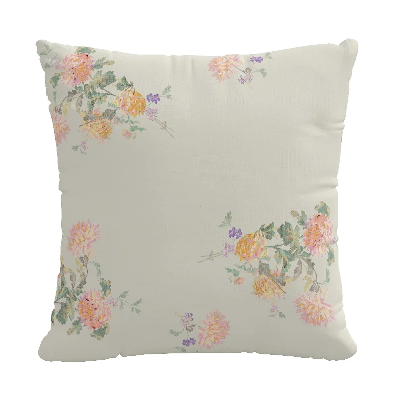 Dancing Dahlia Sunshine Pillow