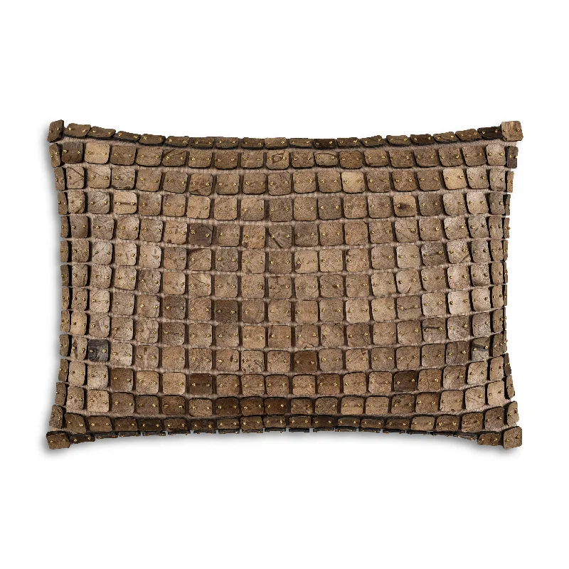 Raina Coconut Shell Lumbar Pillow