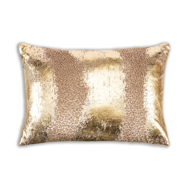 Ruza Stone And Gold Pillow