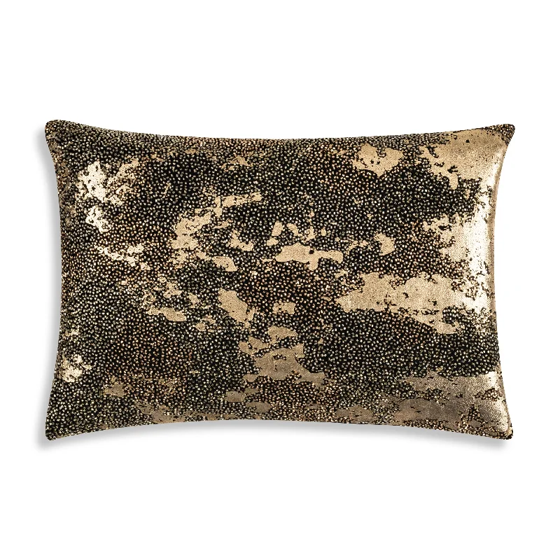 Safara Black Gold Lumbar Pillow