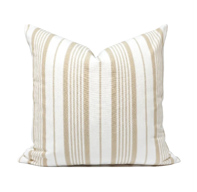 Set of 2 Baja Striped Jacquard Throw Pillow | 20" x 20"