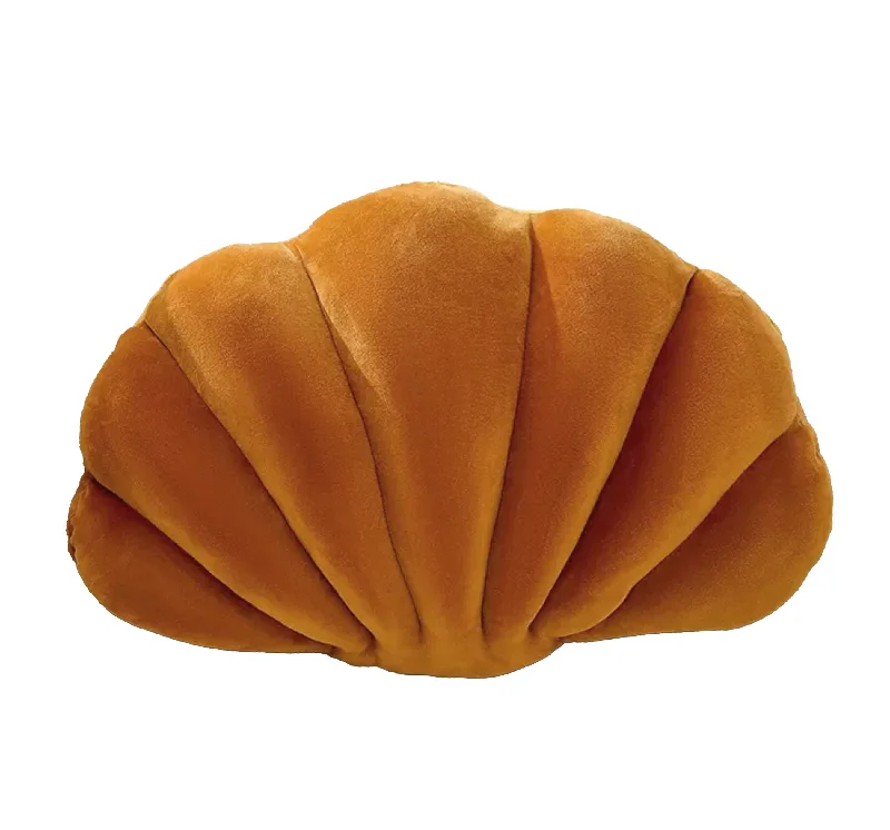 Shell Shaped Throw Pillow | 17" x 12"