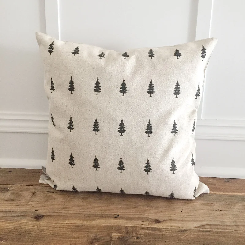 Tree Stamp Pillow Cover (Design 1)