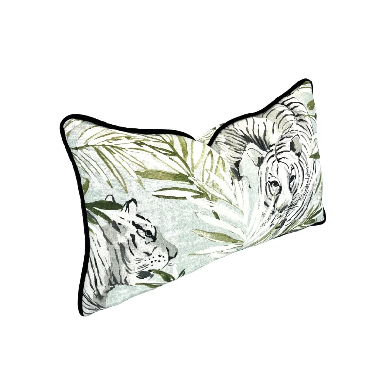 Tropical Tiger In Spa Decorative Pillow Cover