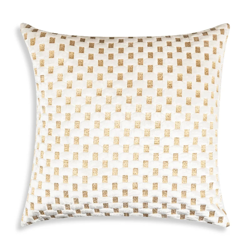 Verona Ivory Gold Pillow