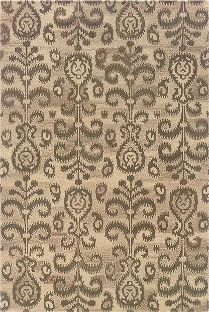 Anastasia 68002 Beige/ Brown Rug