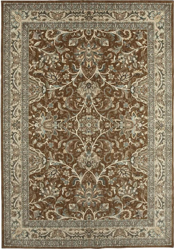 Euphoria 90262 80062 Newbridge Brown Rug