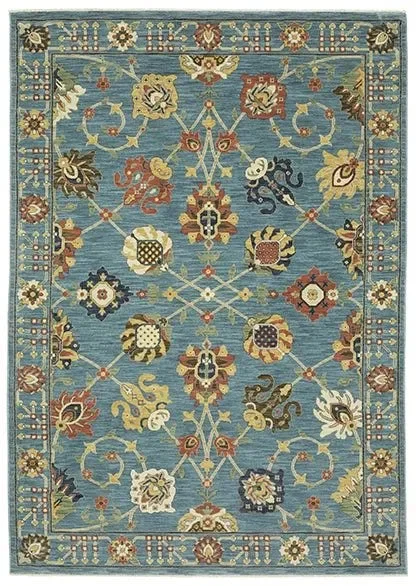 Francesca FR01E Blue/Multi Rug