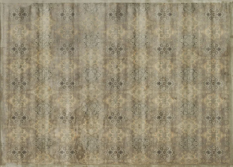 Nyla NY 09 Taupe / Gold Rug