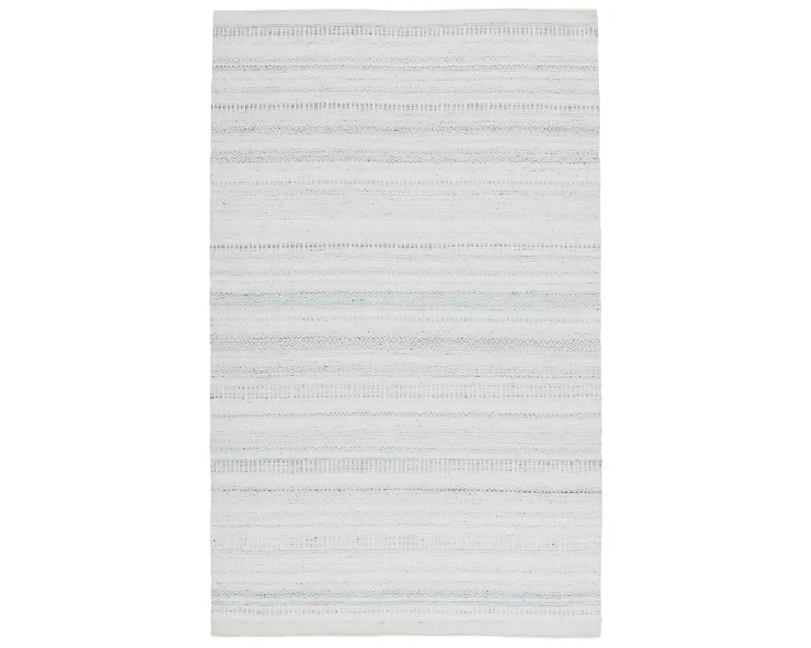 Penrose PNR02 Ivory/Sky Blue Rug