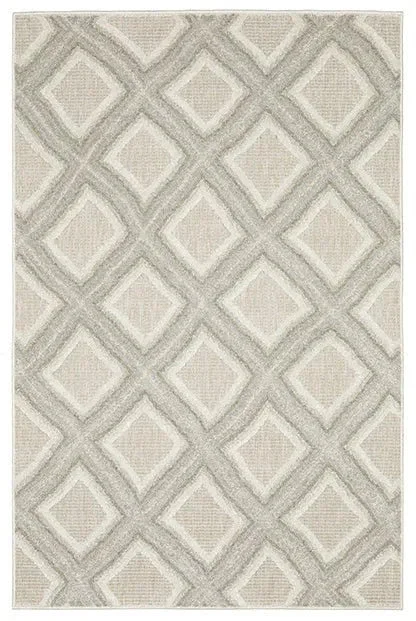 Tangier TAN04 Grey/Ivory Rug