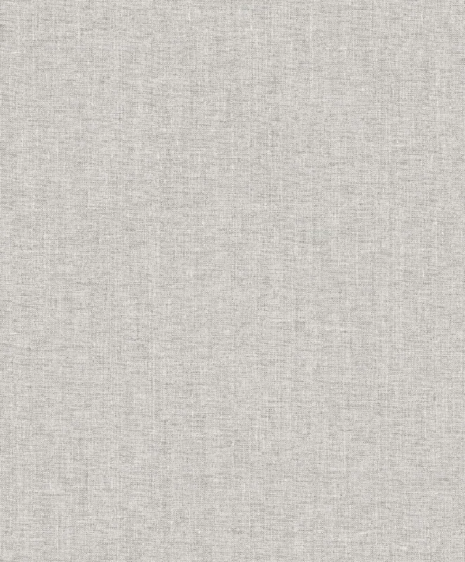 Abington Faux Linen Wallpaper in Uniform Grey