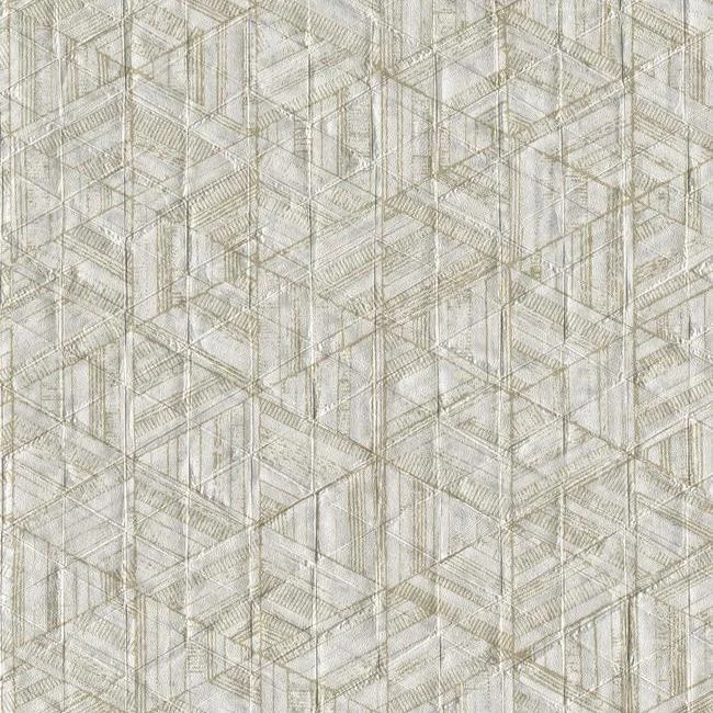 Amulet Wallpaper in Chestnut from the Moderne Collection