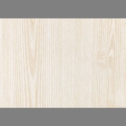 Ash White Self-Adhesive Wood Grain Contact Wallpaper by Burke Decor