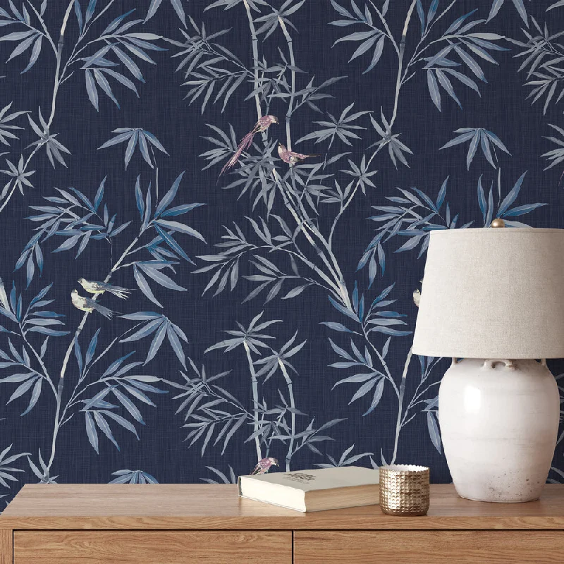 Bamboo Chinoiserie Peel and Stick Wallpaper