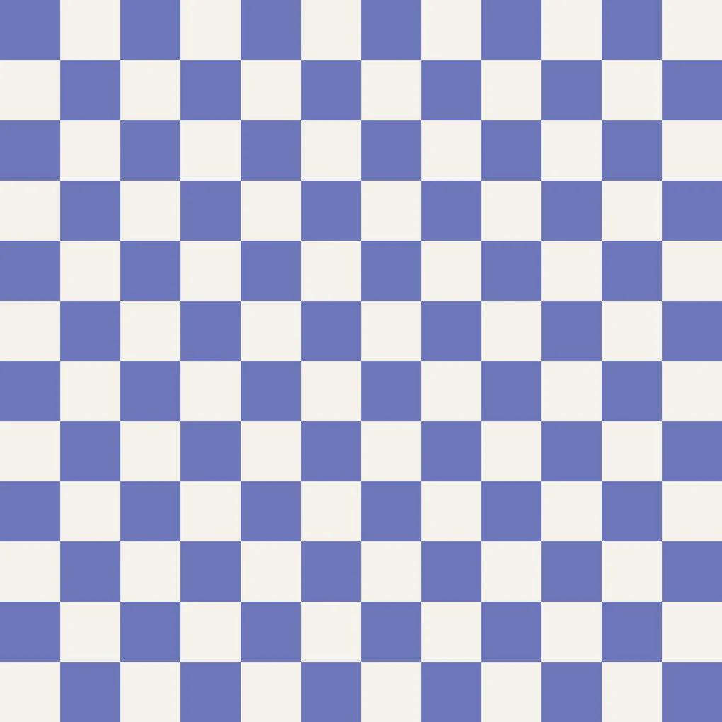 Electric Periwinkle Checkers