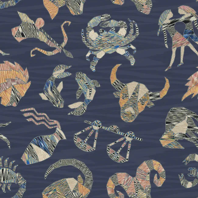 Constellations Blue Wallpaper Missoni 4