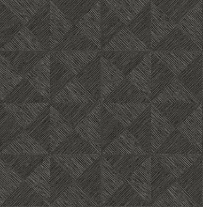 Geo Inlay Peel & Stick Wallpaper in Charcoal