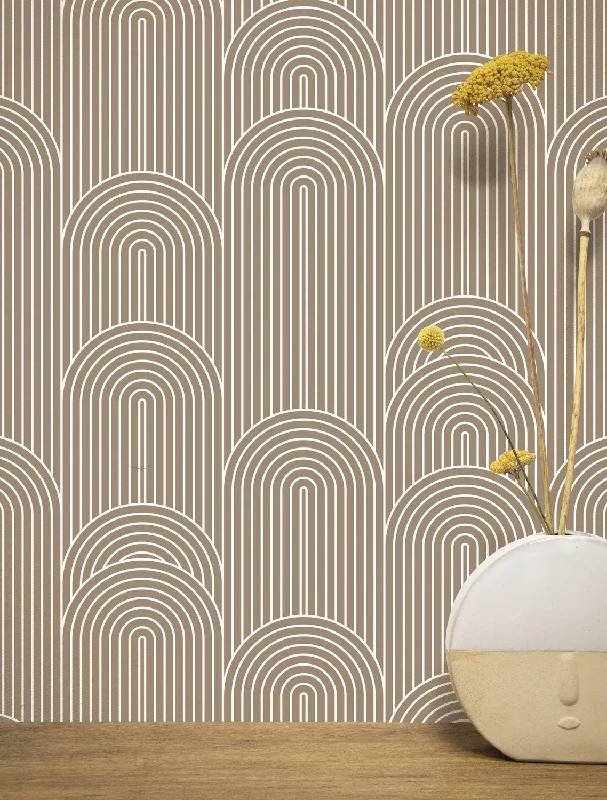 Graphic Lines Clay WP-736 Wallpaper by Kek Amsterdam