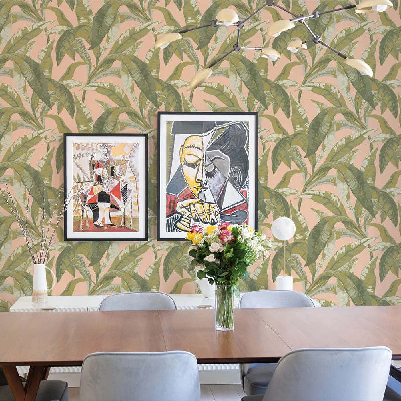 Banana Leaf Peel and Stick Wallpaper