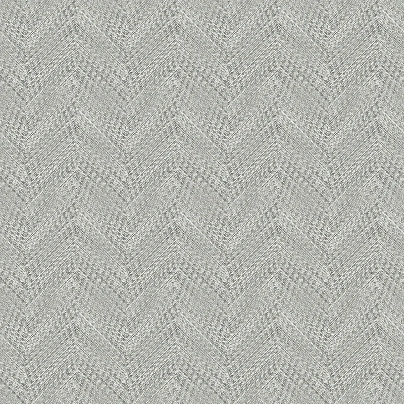 Herringbone Weave Peel & Stick Wallpaper in Grey