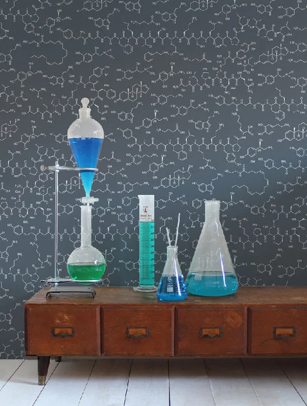 Love Molecules Wallpaper in Chalk