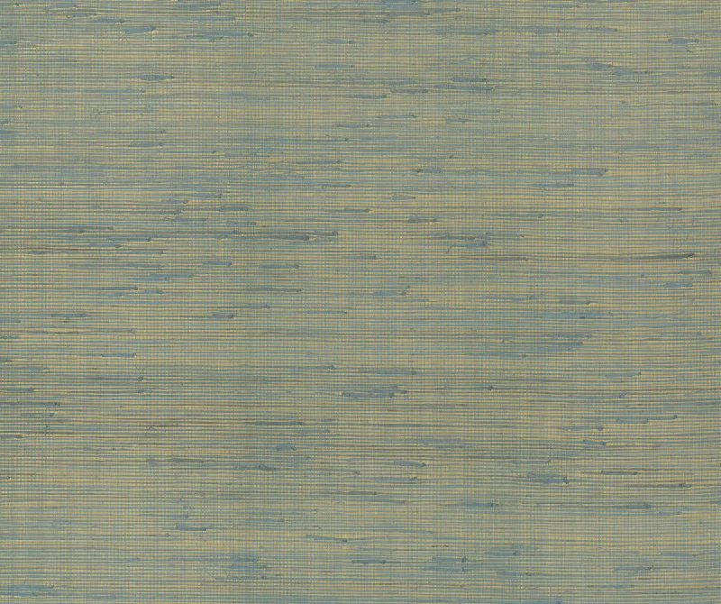 Metallic Jute Wallpaper in Gold/Blue from the Modern Nature 2nd Edition