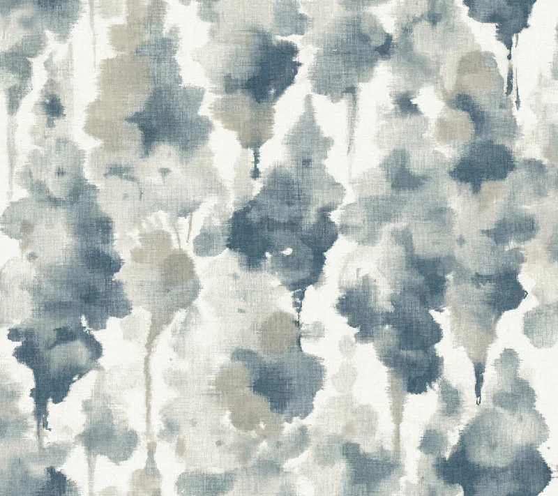 Mirage Wallpaper in Navy from the Modern Nature 2nd Edition