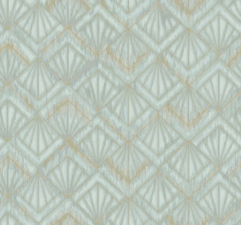 Modern Shell Wallpaper in Light Blue from the Modern Nature 2nd Edition