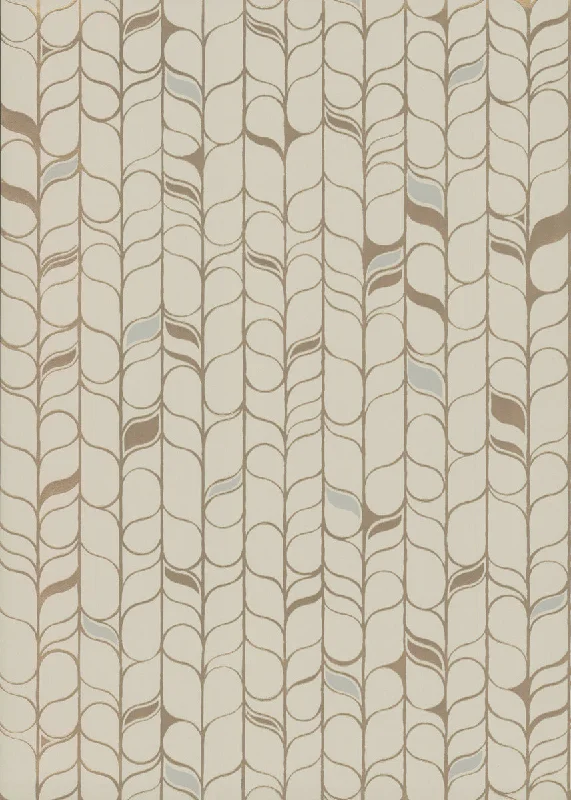 Perfect Petals Wallpaper in Beige/Gold from the Modern Nature 2nd Edition