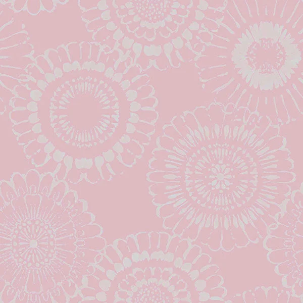 Sonnet Pink Floral Wallpaper from the Fable Collection