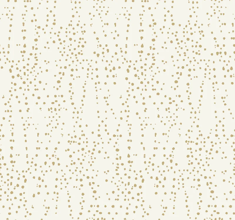 Star Struck Cream/Gold Wallpaper from the Modern Artisan II Collection