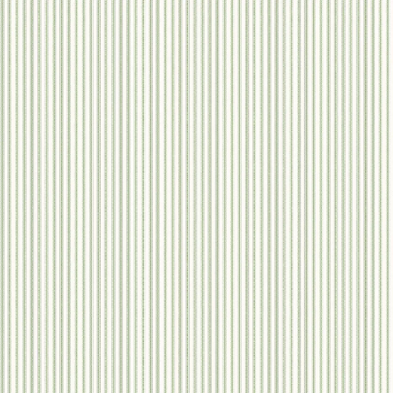 Striped Green/White Wallpaper from the Miniatures 2 Collection