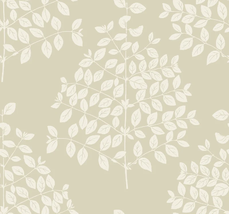 Tender Wallpaper in Pearl Taupe from the Modern Nature 2nd Edition