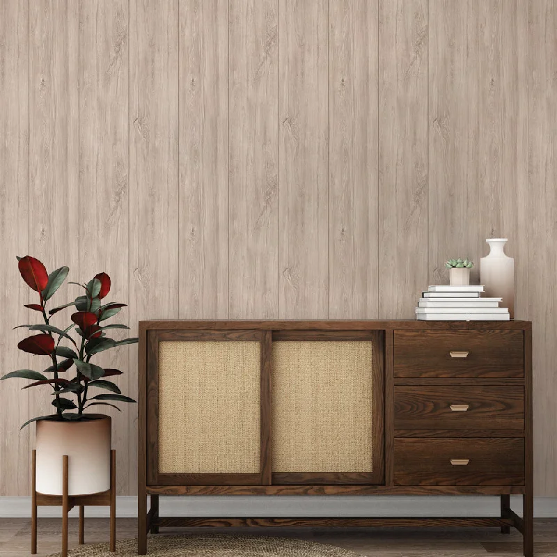 Wide Plank Peel and Stick Wallpaper