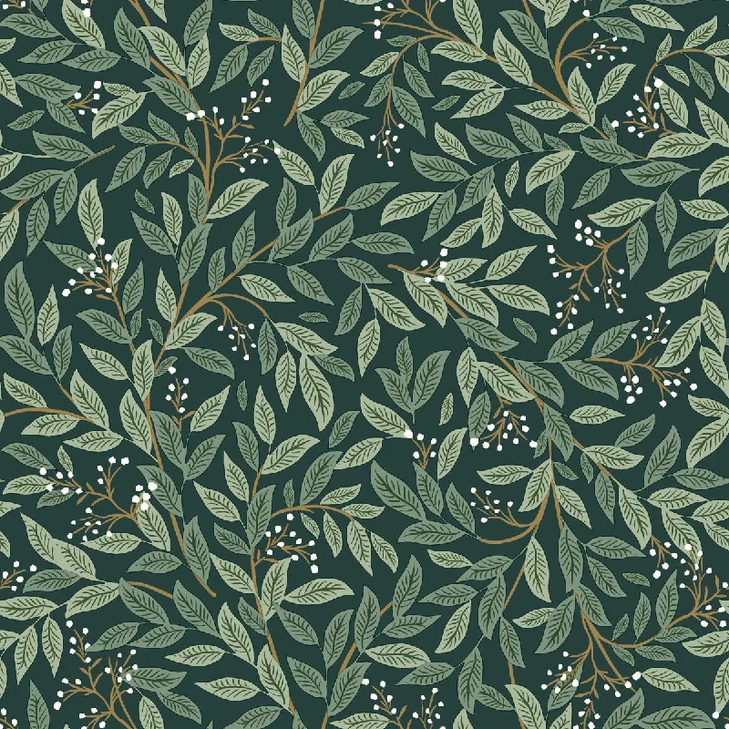 Willowberry Emerald Peel & Stick Wallpaper by York Wallcoverings