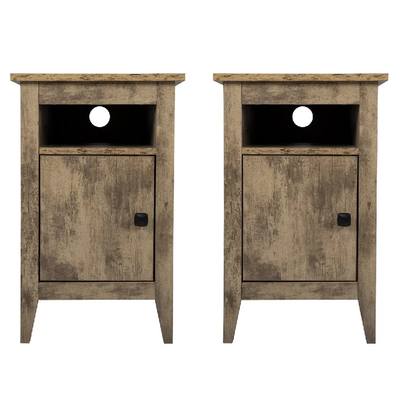 Archaize Color Nightstands Set of 2 Bedside Table