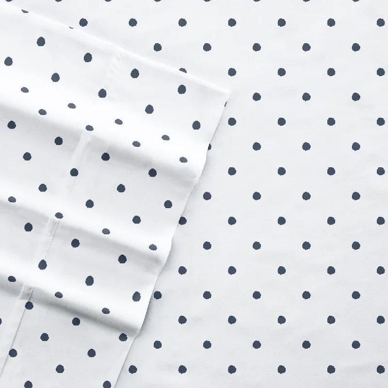 Becky Cameron Dots Pattern 4 Piece Bed Sheets Set