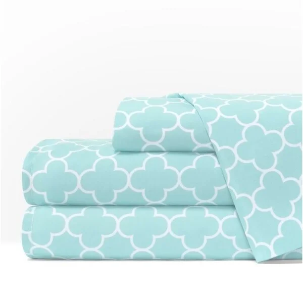 Copper Grove Aub 4-piece Bed Sheet Set with Clover Pattern