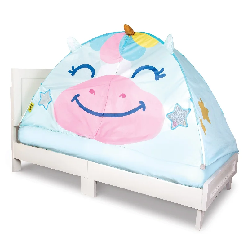 Good Banana Kids' Magical Unicorn Bed Tent for Twin Beds 42"x36"x76"