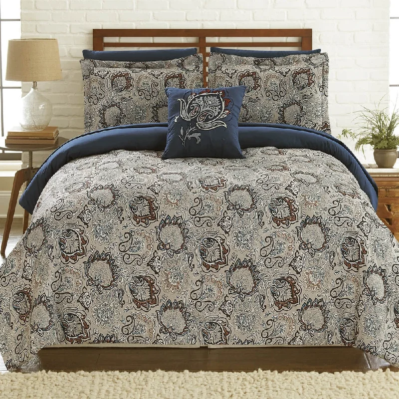 Modern Threads Corsicana 8-Piece Printed Reversible Bed Set