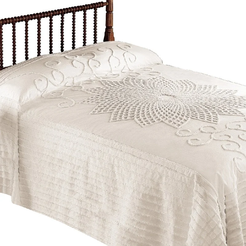 Starburst Vintage Country Chenille Bedspread