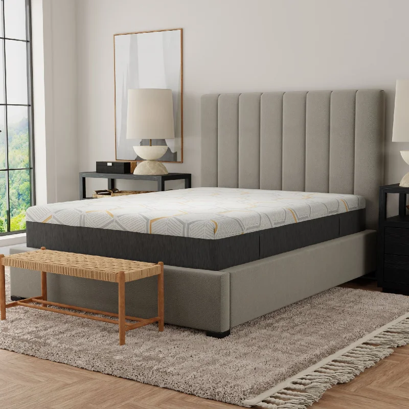 12" Medium Copper Gel Infused Premium Memory Foam Mattress