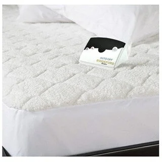 Biddeford 5303-9051128-100 Quilted Sherpa Electric Heated Mattress Pad King - White